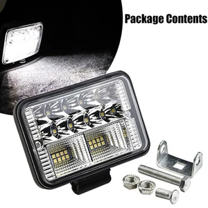 1 Set 78W LED Work Light Car Headlights White Lamp Bar Motorcycle Spotlight Bulb - Picture 1 of 24