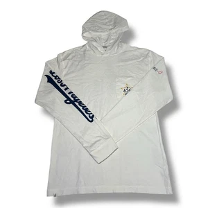 2022 MLB All Star Game Johnnie-O White Long Sleeve Shirt Hooded Men’s Size S - Bild 1 von 7