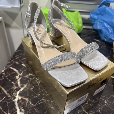 Lady Couture DAZZLE 11 M Silver All-Over Iridescent Rhinestones - Image 1 of 4