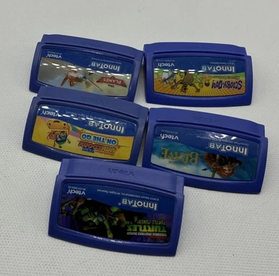 VTech InnoTab игры картридж лот из 5 храбрый ~ Scooby ~ черепахи плюс - Изображение 1 из 4