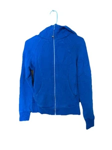 Lululemon Scuba Full Zip Hoodie size 4 Blue - Picture 1 of 7