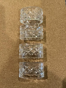 4er Set Waterford Serviettenringe Alana signiert - Bild 1 von 5