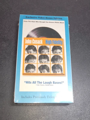 High Fidelity (VHS, 2000) John Cusack Comedy Rare Brand New Sealed Watermarks Foto 1 de 4