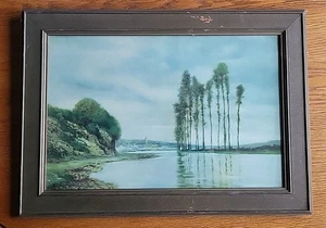 De colección Homer Dodge Martin Arpa de los Vientos Impresión Arte Río Sena Francia LEER - Imagen 1 de 24