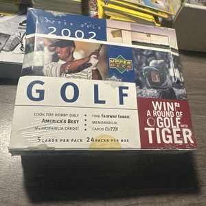 2002 Upper Deck Golf Hobby Box Tiger Woods America's Best Relic's Sealed NEU! - Bild 1 von 4