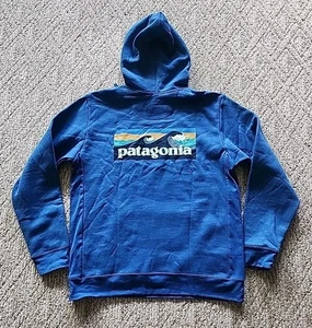 Neu mit Etikett Patagonia Herren Boardshort Logo Uprisal Hoody Farbe endlos blau Gr. Large L - Bild 1 von 13