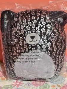 Squishmallows 12 pulgadas Select Series signo negro leopardo manchas plateadas NUEVO raro - Imagen 1 de 4