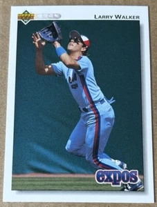 Carta LARRY WALKER HOF 1992 MAZZO SUPERIORE #249 condizioni NM-MT - Foto 1 di 2