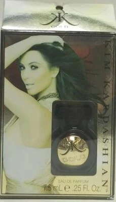 Kim Kardashian Gold Eau DE Parfum 7,5 ml 25 fl oz (LOC CUBE 1) Foto 1 de 3