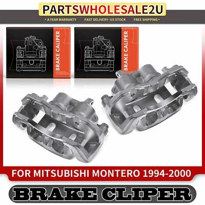 Pinza de freno delantera izquierda y derecha con soporte para Mitsubishi Montero 1994-2000 Foto 1 de 4
