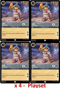 Disney Lorcana Spielset x4 - Lilo Galactic Hero 184/204 NM folienfrei - Bild 1 von 2
