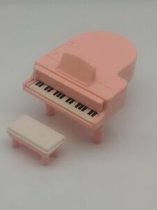 Playskool Dollhouse PINK PIANO & Bench Not WORKING Victorian Dollhouse Extra