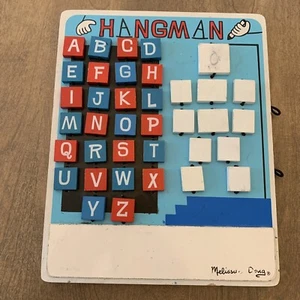 Melissa & Doug Hangman Wooden Board Flip To Win Game Great For Traveling - Picture 1 of 6