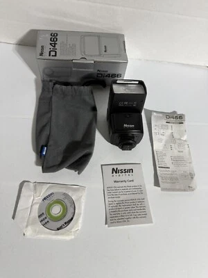 Nissin Speedlite Di466 for Canon Flash Complete In Box - Image 1 of 4