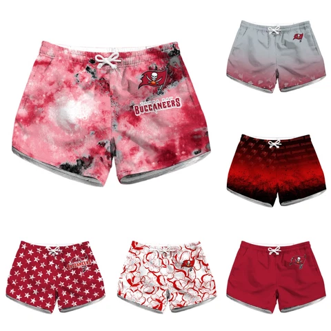 Tampa Bay Buccaneers Drawstring Board Shorts Summer Quick Dry Sports Yoga Shorts Cover