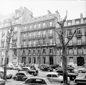 PARIS c. 1960 - Avenue Kléber Immeuble Autos Circulation  - Négatif 6x6 - P 274 - Imagen 1 de 1