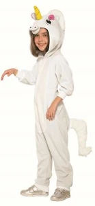 Unicorn One Piece Pajamas Kids Halloween Costume Large 12-14 - Picture 1 of 4