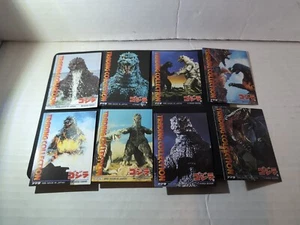 Godzilla King of Monsters trading card Amada 1995 Collection Check List Set Of 8 - Picture 1 of 18