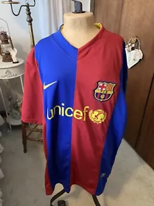 Nike Ronaldinho UNICEF Dri-Fitadv Barcelona Men’s Jersey XL - Picture 1 of 5