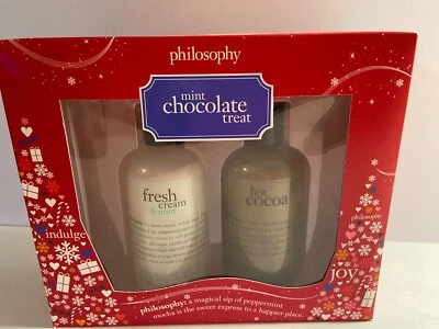 Philosophy Mint Chocolate Treat Shampoo/Shower Gel/Bubble Bath 2 Pack/ 8 oz each - Image 1 of 3