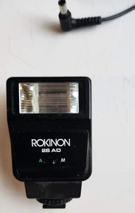 Rokinon 26AD Auto Electronic Shoe Mount Flash for Canon - TESTED & Works - Picture 1 of 3