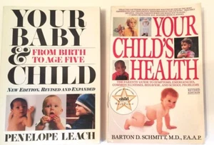 Your Baby & Child, Your Child’s Health - 2 Book Lot - Parenting Bundle - Picture 1 of 2