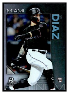 2020 Bowman Platinum #9 Isan Diaz RC Rookie