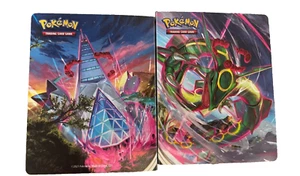 Pokemon Espada y Escudo Mini Carpeta Portafolio Rayquaza y Duraludon V VMAX ¡Nuevo! - Imagen 1 de 1