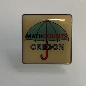 Oregon Math Counts Hat Lapel Pin Back - Picture 1 of 2
