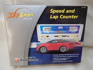 Zip Zaps Micro RC Speed and Lap Counter Radio Shack Model 60-7530 Sealed New - Picture 1 of 14