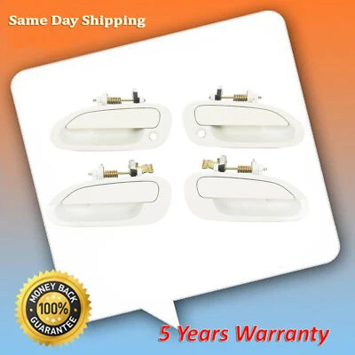 For 1998-2002 Honda Accord NH578 Taffeta White Set of 4PCS Outside Door Handle Foto 1 de 4