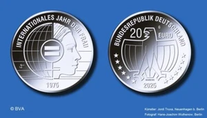 Deutschland 20 Euro Silber 2024 BU Internationales Jahr der Frau - Bild 1 von 3