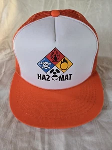 Youngan Snapback Cap Einheitsgröße orange verstellbar Erwachsene Freizeit Trucker Haz Mat - Bild 1 von 5