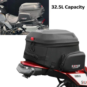 TailBag Waterproof Luggage Rear Seat Bag Backpack For Yamaha Tracer 9/GT/GT+Plus - Picture 1 of 24