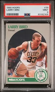 Aros #39 Larry Bird 1990 PSA 9 como nuevo Boston Celtics MVP HOF PSA 9 - Imagen 1 de 2