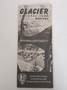 GLACIER NATIONAL PARK MONTANA OFICIAL RECUERDO FOLLETO GUÍA 1959 VINTAGE - Imagen 1 de 17