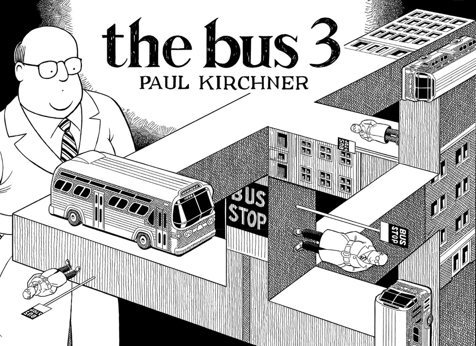 "the bus 3", NEW, SIGNED and SOLD by author Paul Kirchner, 2025, English Edition - Image 1 of 4