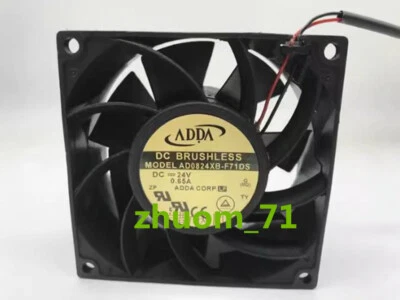 1PC ADDA 8038 AD0824XB-F71DS DC24V 0.65A 8CM cooling fan - Image 1 of 3
