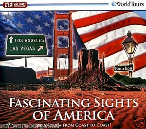 FASCINATING SITES OF AMERICA:SEE AMERICA FROM COAST TO COAST. FAST FREE SHIPPING - Picture 1 of 2