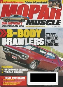 Mopar Muscle Magazin Oktober 2011 Top Zustand Dodge Plymouth Chrysler - Bild 1 von 2