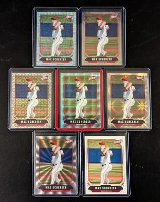 Max Scherzer - 2018 Panini The National #58 - Conjunto completo de 7 cartas arco-íris com 1/1 - Imagem 1 de 4