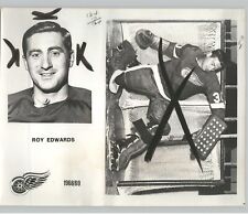 DETROIT Red Wings HOCKEY Player ROY EDWARDS Vintage 1970 Press Photo