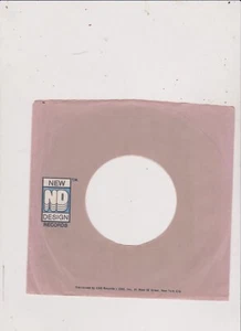NEW DESIGN  45 RPM COMPANY SLEEVE FREE SHIPPING IN U S - Picture 1 of 1