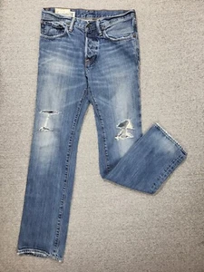 Abercrombie Kids Boys Jeans Sz 16 Slim Distressed - Picture 1 of 2