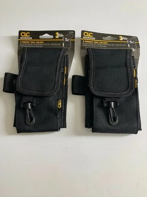 (2 Tool Bags) - CLC: 4 Pocket Multi-Purpose Accessory Tool Holder New - Image 1 of 4
