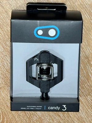 New Crank Brothers Candy 3 Pedals Black Gravel XC Trail Bike Cycle Free Shipping - Image 1 of 3