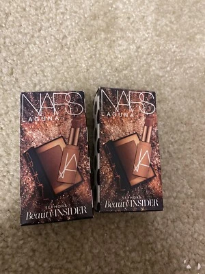 2 Sephora NARS LAGUNA BRONCEADOR MINI SET POLVO BRONCEADOR Y BÁLSAMO LABIAL AFTERGLOW NUEVO Foto 1 de 2