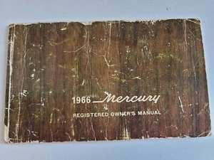 1966 Mercury Owners Manual Monterey Montclair S55 Park Lane 3 Original - Picture 1 of 6