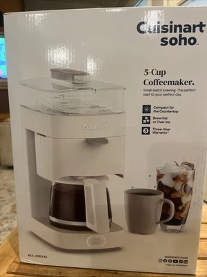 Cuisinart Soho 5 Cup Hot or Over Ice Brewing Coffeemaker, Truffle - Image 1 of 4