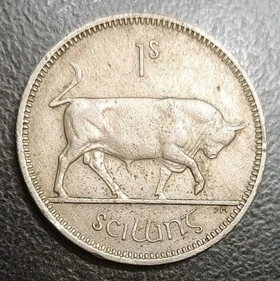 1968 Ireland One shilling Coin KM 14a - Image 1 of 2
